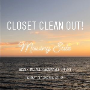 MOVING SALE!